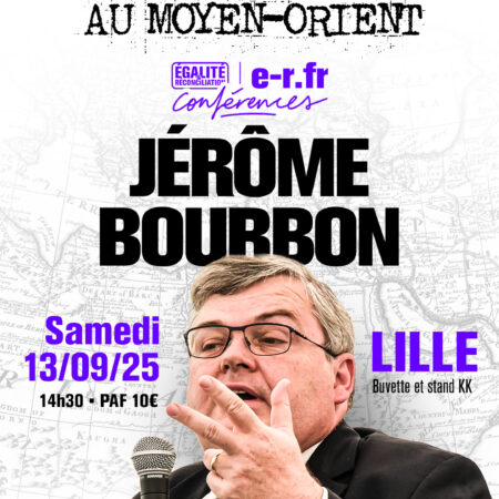 Conférence de Jérôme Bourbon à Lille le 13/09/2025