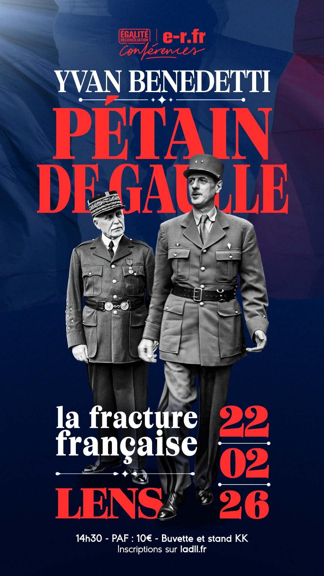 Conférence d'Yvan Benedetti à Lens le 22 février