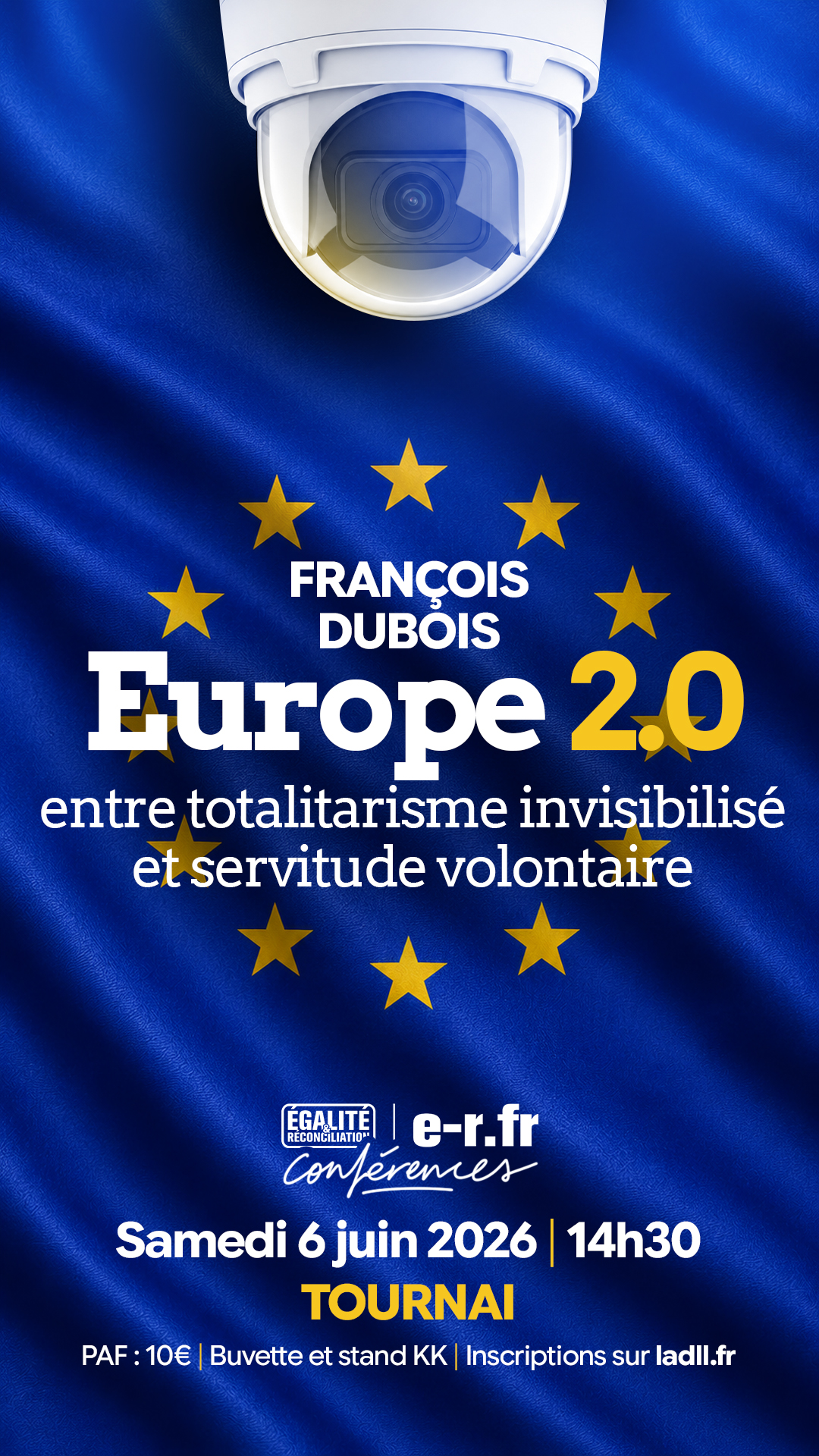 Conférence de François Dubois le 06 juin à Tournai